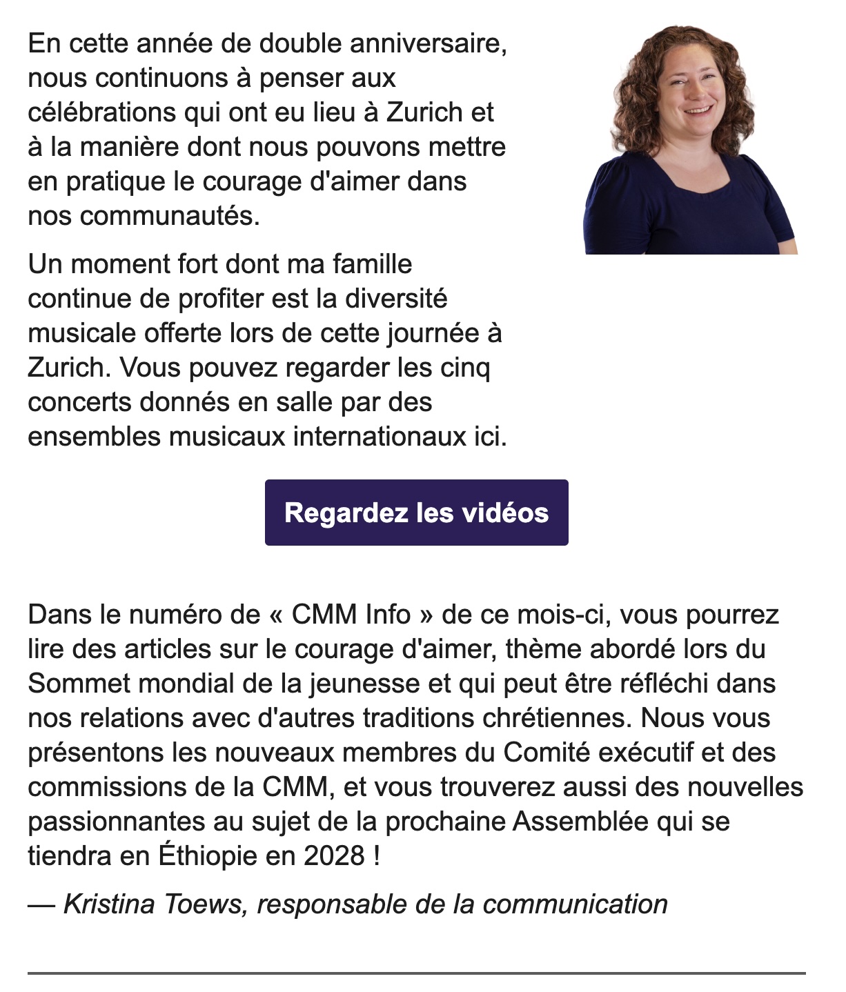 cmm infos 07 2025